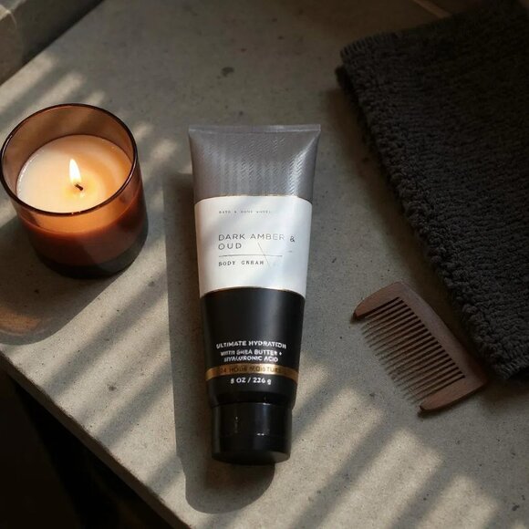 Dark Amber Oud Body Cream From Bath & Body Works - Picture 2 of 4